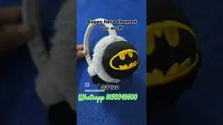 Super hero winter ear muff #kulla #earmuffs #winterspecial #wontercollection