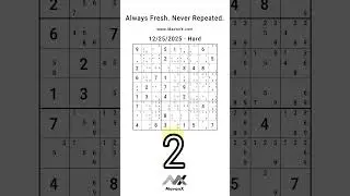 MavonX's Hard Sudoku: Exclusive Region #2