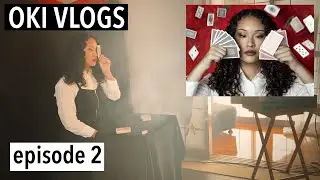 oki vlogs - haus of cards series portrait photography shoot!!