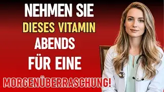Urologin: Nehmen Sie DIESE 2 Vitamine abends für starke Performance