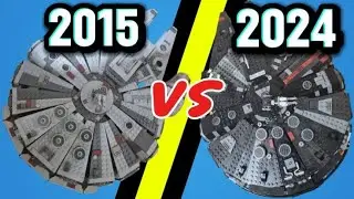 2015 vs 2024 Lego Millenium Falcon