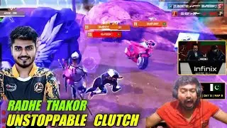 1V5 UNSTOPPABLE CLUTCH BY RADHE THAKOR // @ROCKYRDX  Crazy Reaction