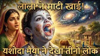 यशोदा मैया और बाल कृष्ण | माटी खाई लीला | ब्रज रज महिमा भजन
