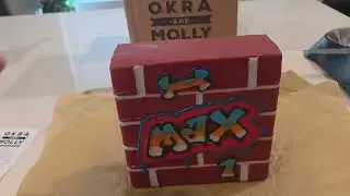 MAX B-DAY dog cake