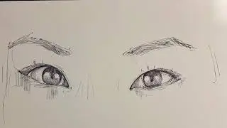 How to draw Asian eyes | Asian eyes drawing step by step