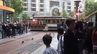 San Francisco Cable Car: Turnaround at Market & Powell