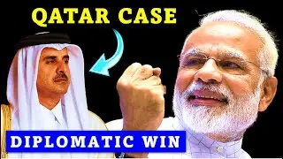 India-Qatar ties; India's big diplomatic win #india #upsc #qatar