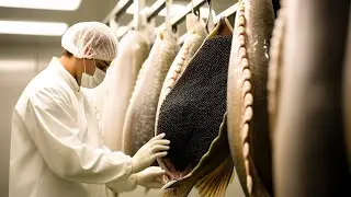 STURGEON Farming Technique | How China Profits from the Most Luxurious Fish | Caviar Industry