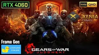 GEARS OF WAR: JUDGMENT Xenia Frame Gen | RTX 4060 | Lenovo LOQ Benchmark