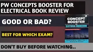 #pw CONCEPTS BOOSTER FOR ELECTRICAL ENGINEERING BOOK REVIEW| DON'T BUY BEFORE WATCHING THIS VIDEO 🔥