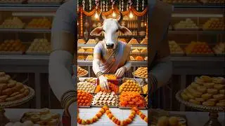 Monkey vs Cow - Rakhi or Mithai ki Jung 🐒🐄 #ai #cow #shortvideo #monkey