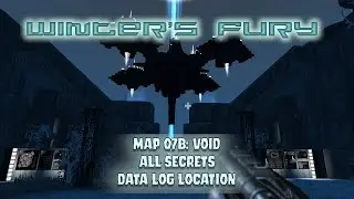 MAP 07B: Void | Winter's Fury DOOM WAD UV 100% | All Secrets + Data Log Locations