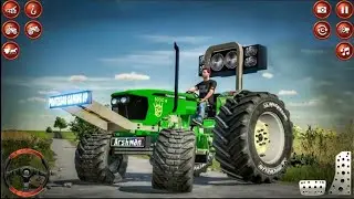 3+3 ट्रैक्टर दलदल में फंस गये😱🖇️ #tractor #gaming #jcbcartoonvideo #tractorlover #thar #tractorstunt