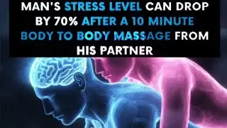 How Man Stress Level Can Drop By 70% After A 10 Minutes Body Massage From His Partner  #shortvideo 
