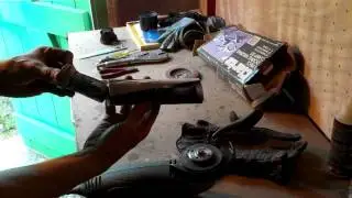 Delboy's Garage, Suzuki Bandit 1200, Open Pipe. running no can.