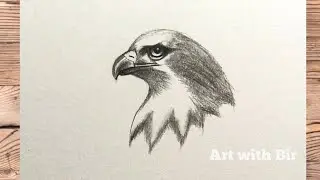 DRAW an Amazing Eagle Easily Today?🦅😅|| simple eagle drawing tutorial for beginners || Art with Bir