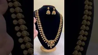 premium matte finish haram with earstud price :1590/- #fancy #jewellery #hotselling #haram #matte