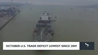 October U.S. Trade Deficit Lowest Since 2009