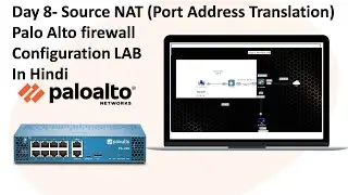 Day 8 Palo Alto Firewall Training Lab for Source PAT NAT Port Address Translation LAB Configuration