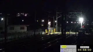 JR 中央本線ライブカメラ② （春日居町 ⇔ 石和温泉）下り甲府、松本方面【1月】