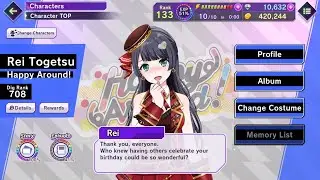 D4DJ Groovy Mix EN - Rei Togetsu Birthday Voiced Quotes ※Rei's New VA