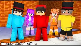 CASH, NICO, MIA, ZOEY, SHADY FAMILY DANCE | GOMY GOMY DANCE | Chi Chi Chimo2x - Minecraft Animation
