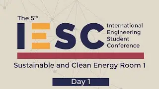 IESC 2020  - Sustainable and Clean Energy Room 1