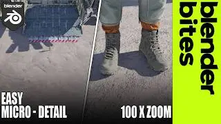 Distance-Based Texture Detail in Blender // Blender Bites #0002
