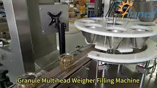 Automatic Granule Filling Machine - Multihead Weigher for Raisins, Plums & Nut