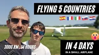 🛩 Epic Ultralight Flight Adventure : 5 Countries in 4 Days