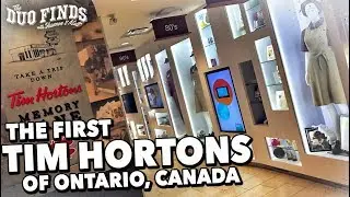 The First Tim Hortons in Hamilton Ontario Canada - National Donut Day
