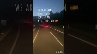 Germany to spain trucking journey part 2. Farmers protests, traffic jams
