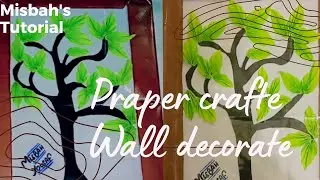 #MKK || wall decorate || craft by sheets || simple steps ||