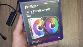 Fan UF-1 PRISM 4 PRO UPSIREN reviews e testes de desempenho e ARGB