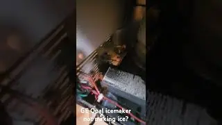 GE opal icemaker not making ice - keeps defrosting. Fixed!
