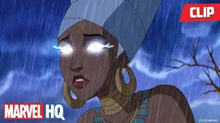 Storm Calms a Storm 🌨️⚡🌀 | Wolverine and the X-Men | @MarvelHQ