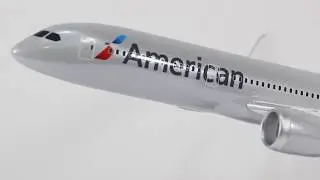 American Airlines B-787-9 Desktop Model 1/100 Scale