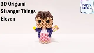 3D Origami Stranger Things Eleven