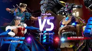 MARVEL VS CAPCOM INFINITE Chun-li And Morriagan arcade mode Game Play battles
