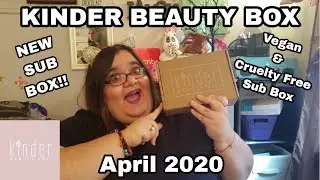 **New Sub!!** Kinder Beauty Box l April 2020 Unboxing l Vegan And Cruelty Free (Giveaway Details)