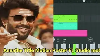 Annathe Title motion poster bgm cover in Fl Studio