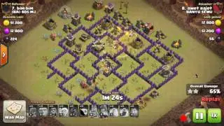 Strategi War 3 Bintang TH 9 Giant Healer Hog