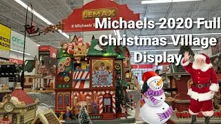 Michaels Lemax  2020 Full Christmas Town Display