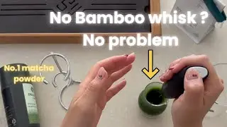 Watch this if you want to make matcha latte home SIMPLE | NO.1 matcha powder of my choice | #matcha