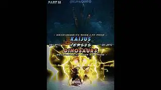 Kaijus vs dinosaurs part 16 #short #godzillatheplaneteater #dinosaurking #godzillainhell