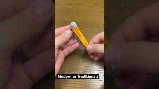 Modern or Traditional EDC? #everydaycarry #edc #gear #modern #traditional