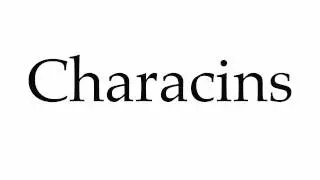 How to Pronounce Characins