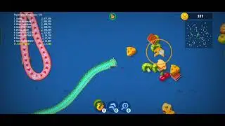 New game for kids 😺 ll Snake game ll Worms Zone Game 🐛 #games#gameplay#wormszone #snakevideo #viral