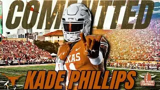 BREAKING: DB Kade Phillips FLIPS to Texas! | Longhorns Football | Recruiting MADNESS