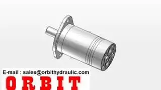 Danfoss OMM Hydraulic Motor Rear Port with 2 Bolt Flange Mounting - ORBIT HYDRAULIC MOTOR
